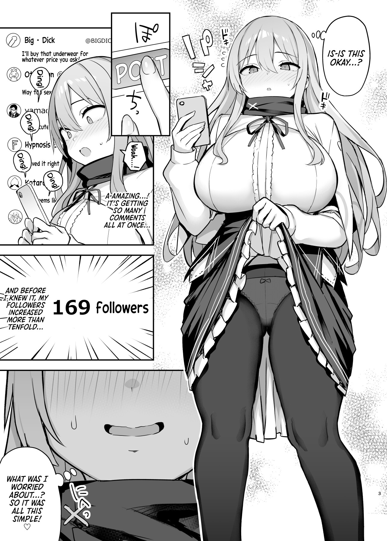 Hentai Manga Comic-The Naughty Saint Gets Hooked on Lewd Streaming-Read-4